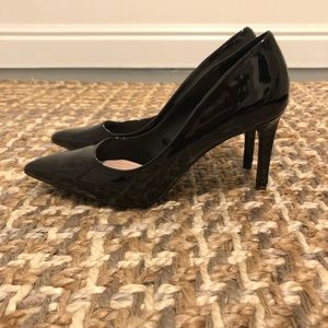 Zara Black Patent Pumps NWOT